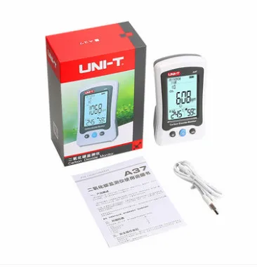 

UNI-T A37 Digital Carbon Dioxide Detector Laser Air Quality Monitoring Tester CO2 Detection 400~5000PPM For Home & Battery