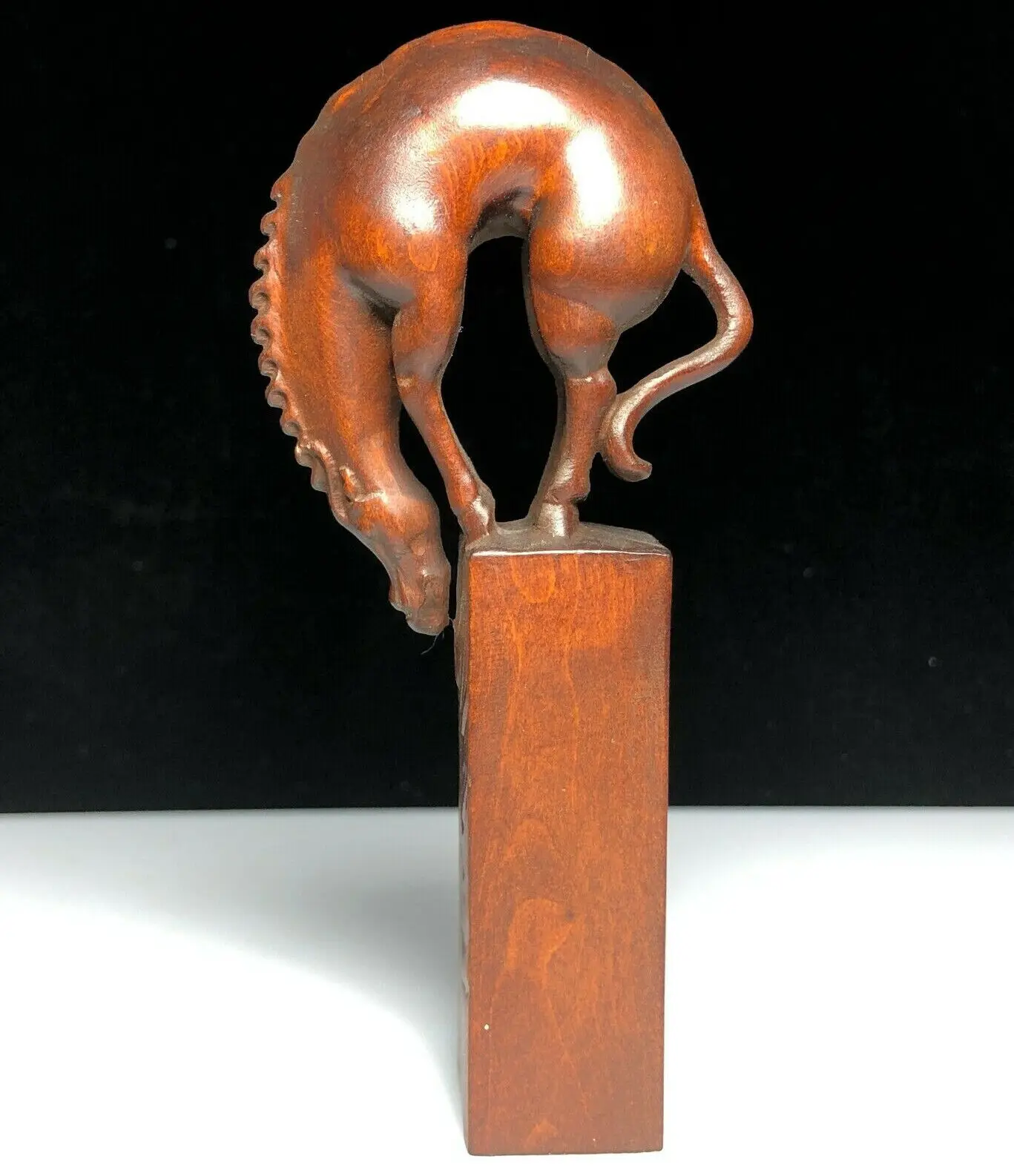 

Boxwood collection horse seal sculpture art