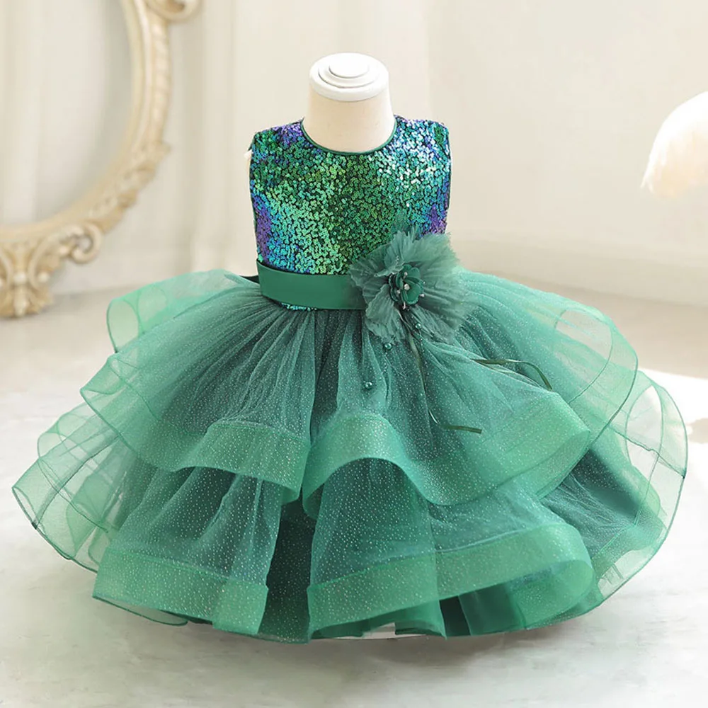 

От 2 до 12 лет, детское платье для девочек с блестками, многослойное летнее праздничное платье-пачка принцессы для девочек, детское платье для подростков, Yong