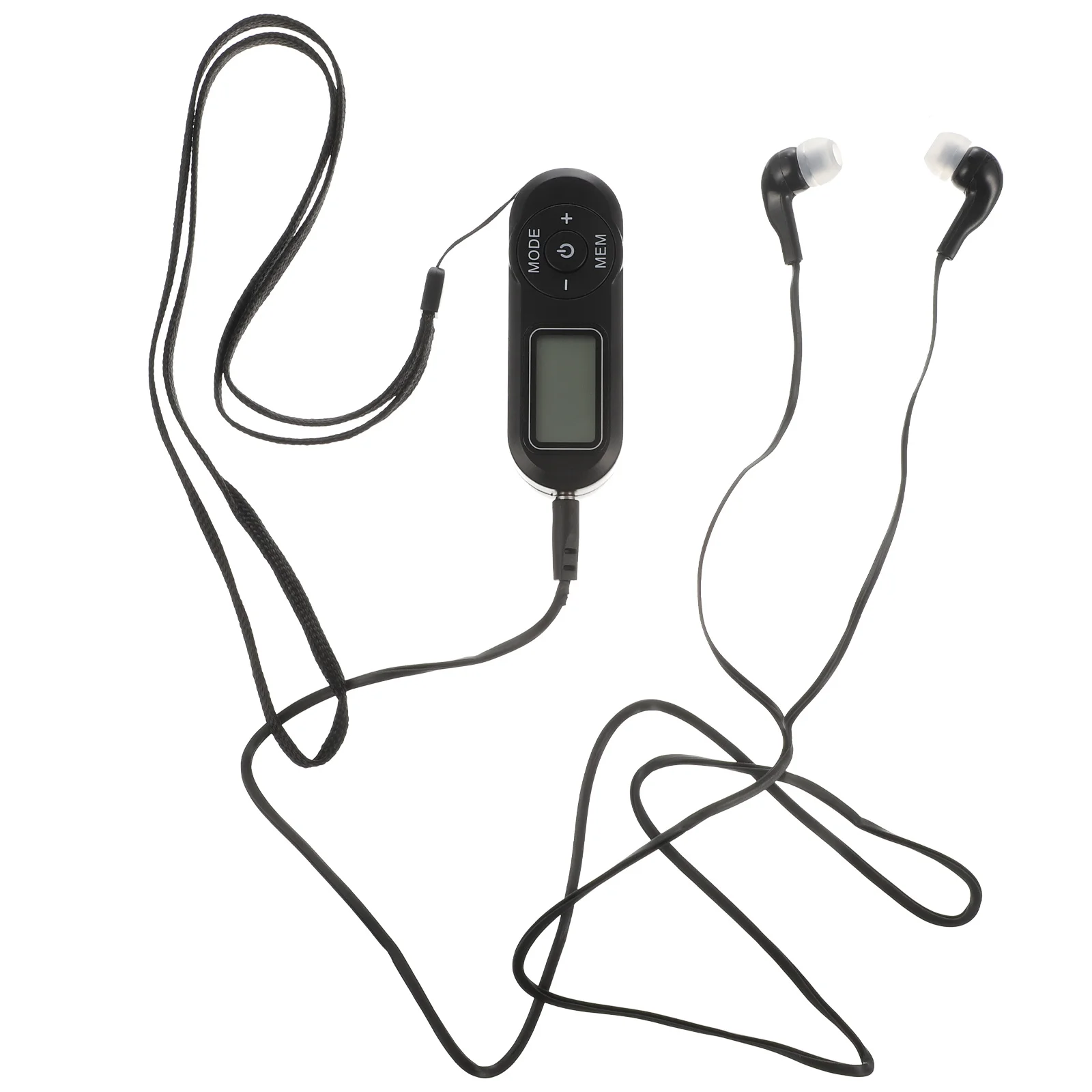 

1PC Digital Display Lightweight Portable FM Receiver for Men