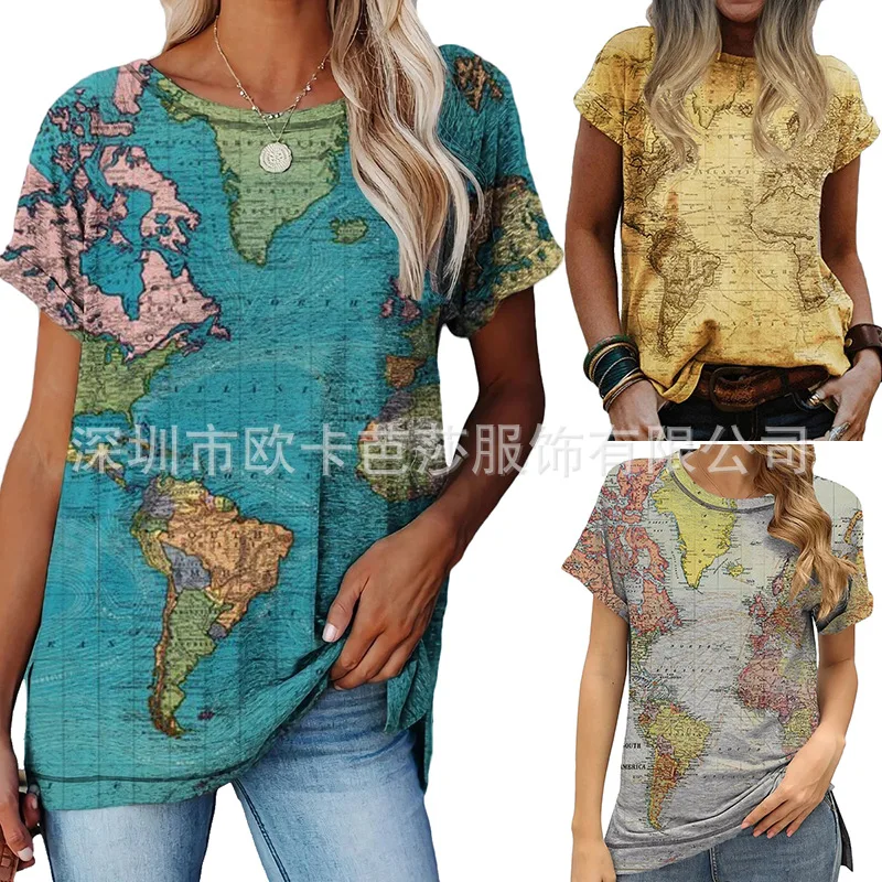 

Round neck casual simple short sleeve t-shirt graphic tee t shirt for women tops long sleeve summer tops for women 2020