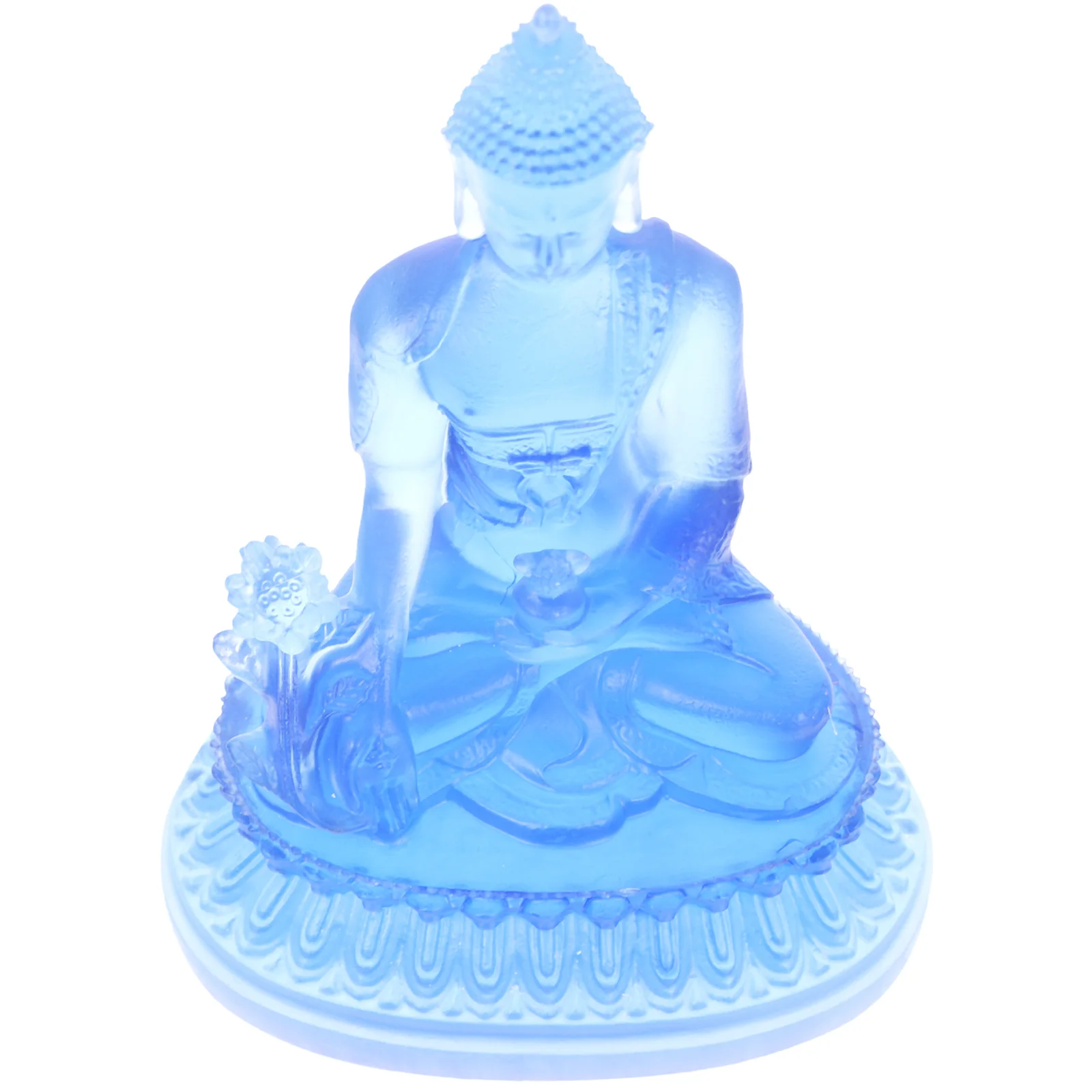

Statue Decoration Figurine Decor Decorative Resin Household Craft Temple Home Office Sculpture Meditation Monk Garden Meditating