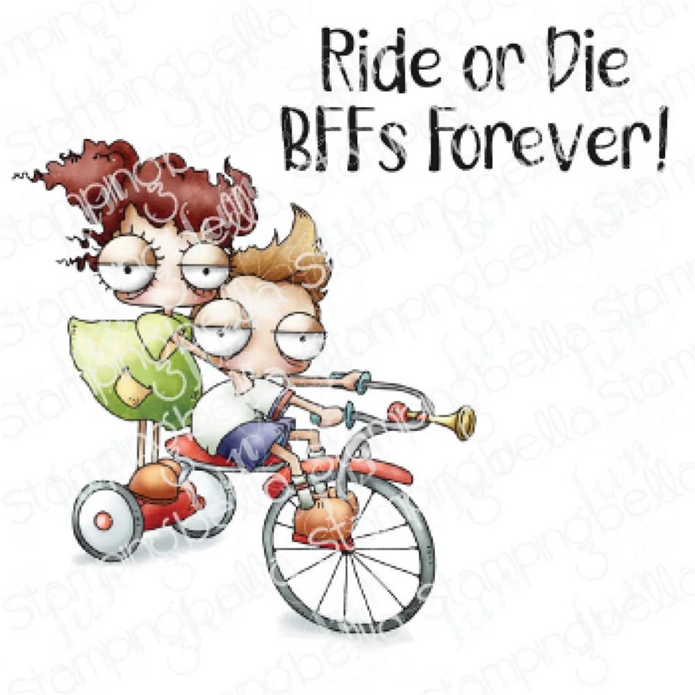 

2022 New Mini Oddballs on a Tricycle Metal Cutting Dies and Stamps Diy Scrapbooking Card Stencil Paper Cards Handmade Album