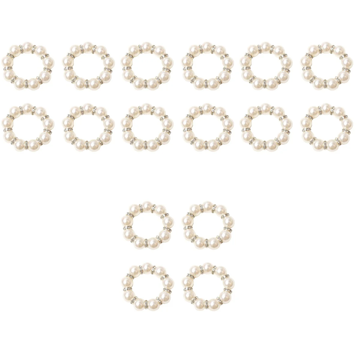 

Napkin Rings Weddingserviette Pearl Buckle Ring Table Beaded Weddings Decoration Party Holiday Centerpieces Holders Home Holder