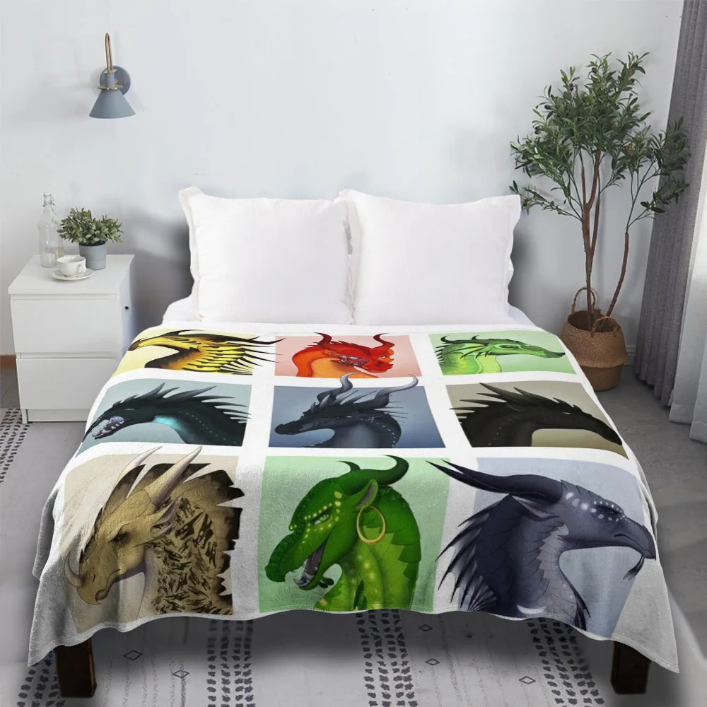 

Wings Of Fire - Bad Guys Fur Weighted Fur Bedding For Beds For Couch Throw Blanket