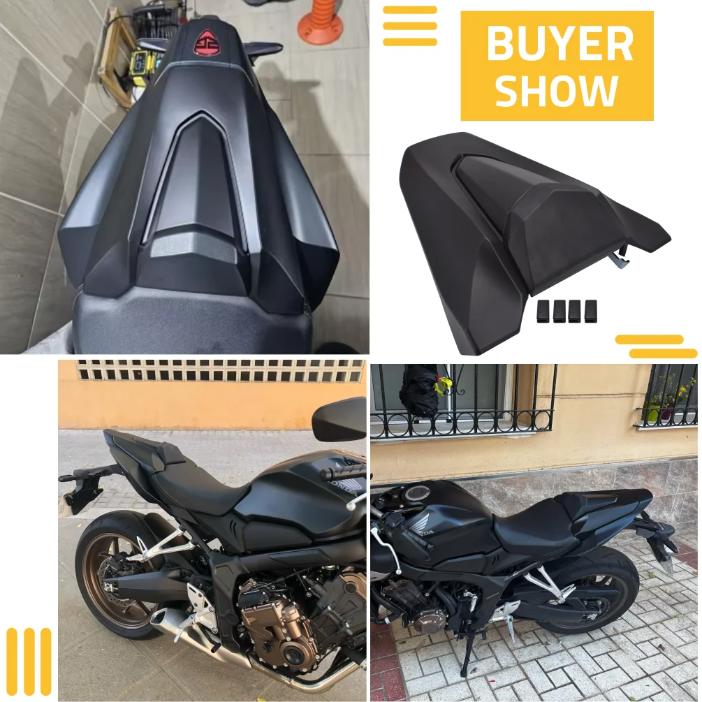 Фото Крышка заднего сиденья (капот) для Honda CBR650R 2024-2025: Обтекатель пассажирского сиденья, аксессуары для мотоциклов №4