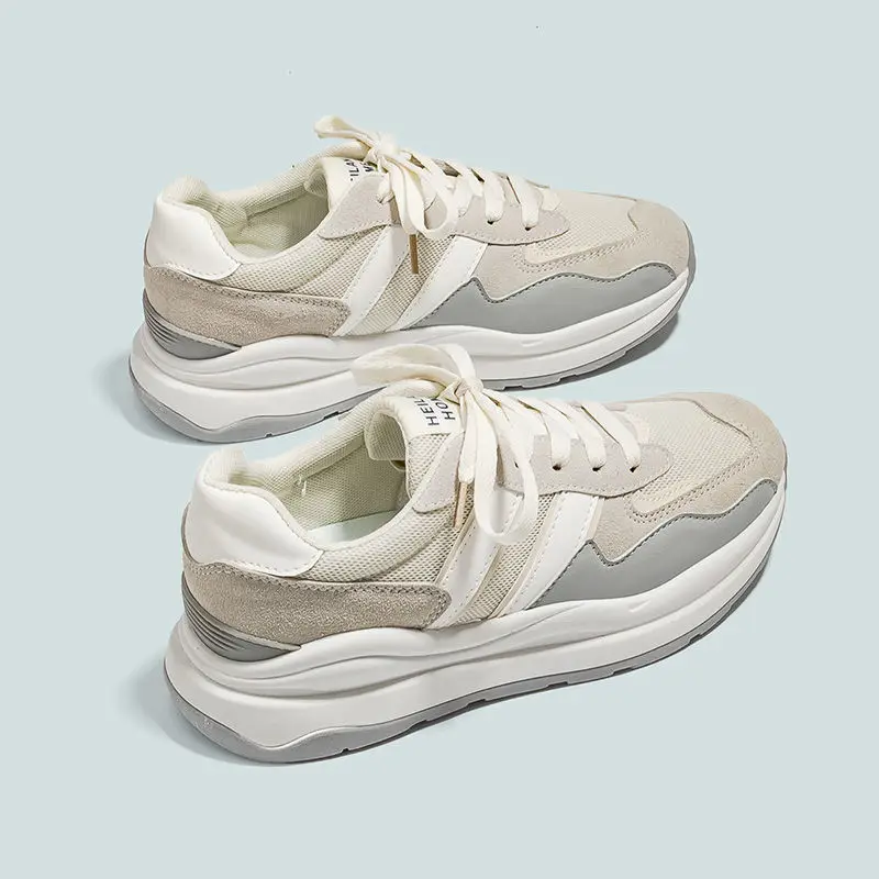 Women's Ultralight Running Shoes Ladies Summer 2023 Female Sneakers Lace-up Casual Mesh Platformed Sneakers Designer Shoes