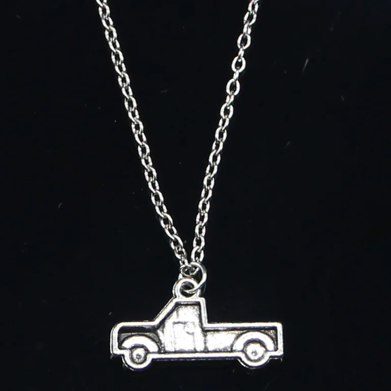 

20pcs New Fashion Necklace 13x26mm Car Pendants Short Long Women Men Colar Gift Jewelry Choker