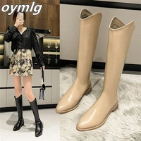 boots womens 2022 new womens boots winter pointed toe rear zipper high boots womens low heeled boots womens wholesale