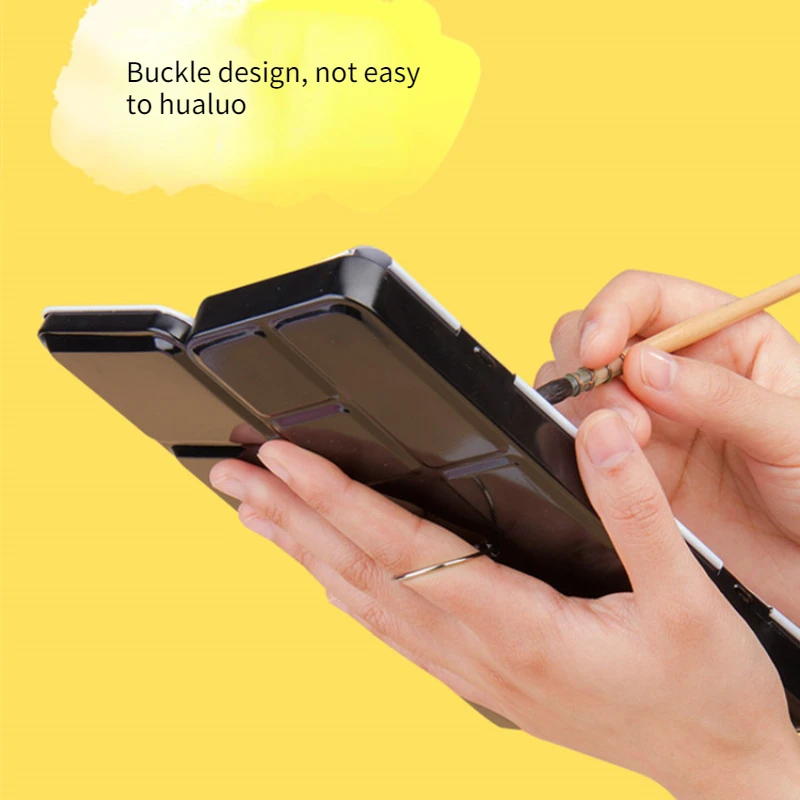 Najtaniej 12-kolor Stałe Skoncentrowany Pigment Akwarela żelazne Pudełko Uczeń Ręcznie Malowany Obrazek Na świeżym Powietrzu Szkic Dostaw Projekt Klamry Przenośny