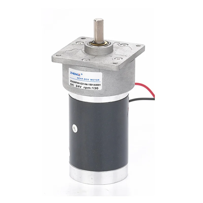 

ZGA60FHH-G Gear Motor 60mm Miniature DC Gear Motor 12V 24V Output Shaft 10RPM-1000RPM