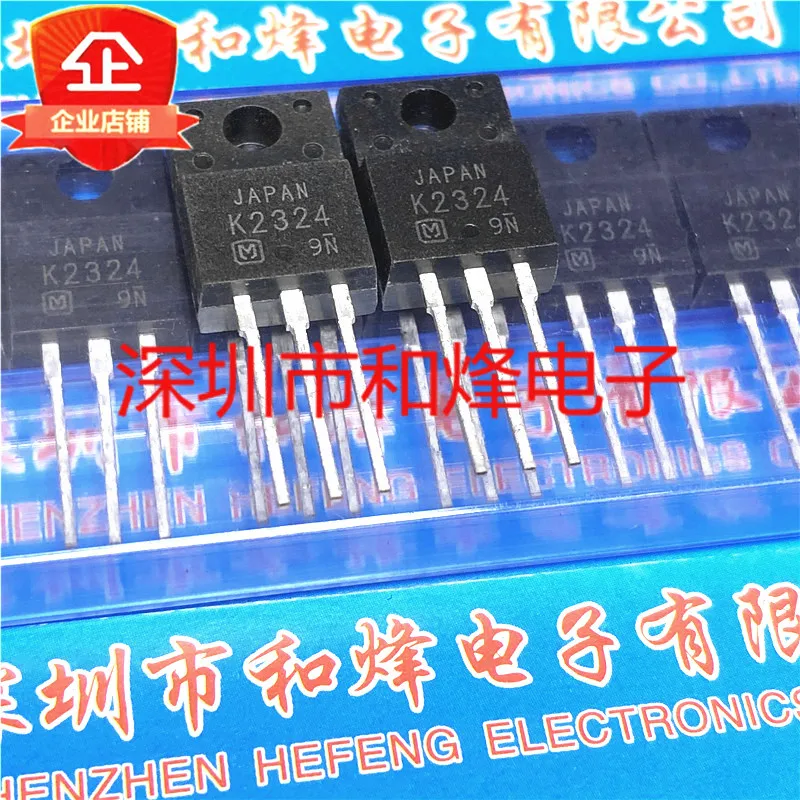 

10pcs 100% orginal new K2324 2SK2324 TO-220F N-channel 600V 2A