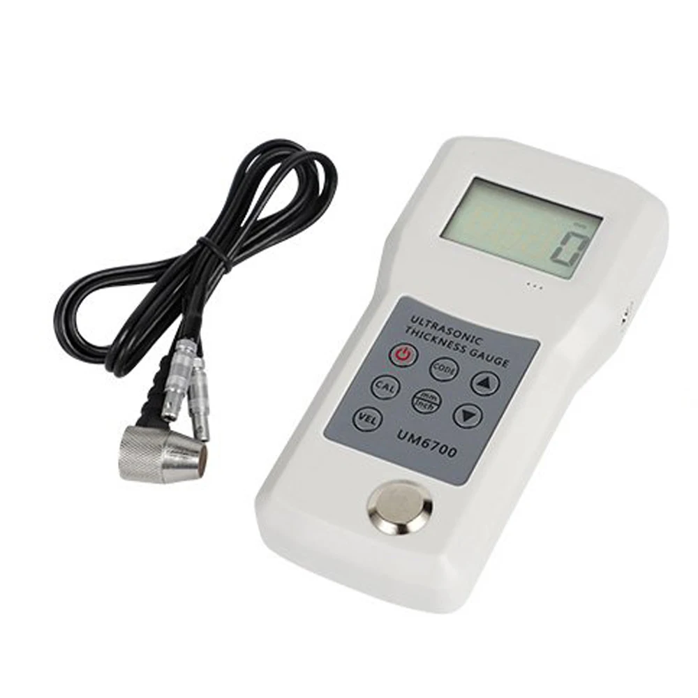 

Fast Shipping Ultrasonic Thickness Gauge UM6700 Measuring range 1.0-280mm Thickness Meter Digital Metal Thickness Testing