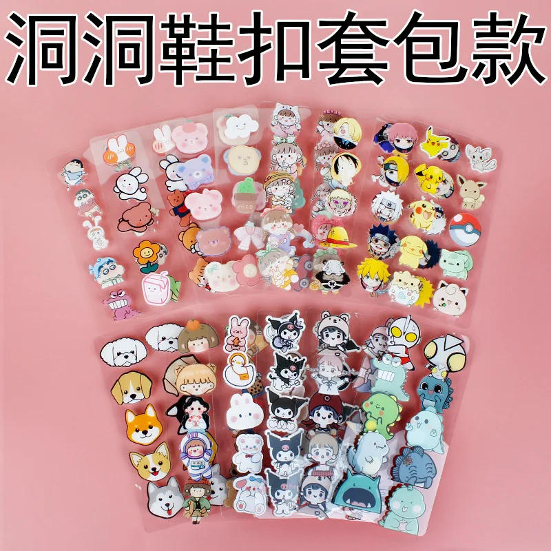 

New Pokemon Japanese Anime Shoe Charms 10pcs/pack Sale DIY Funny Cartoon Croc Decorations Wholesale Jibz Clogs Kids X-mas Gifts