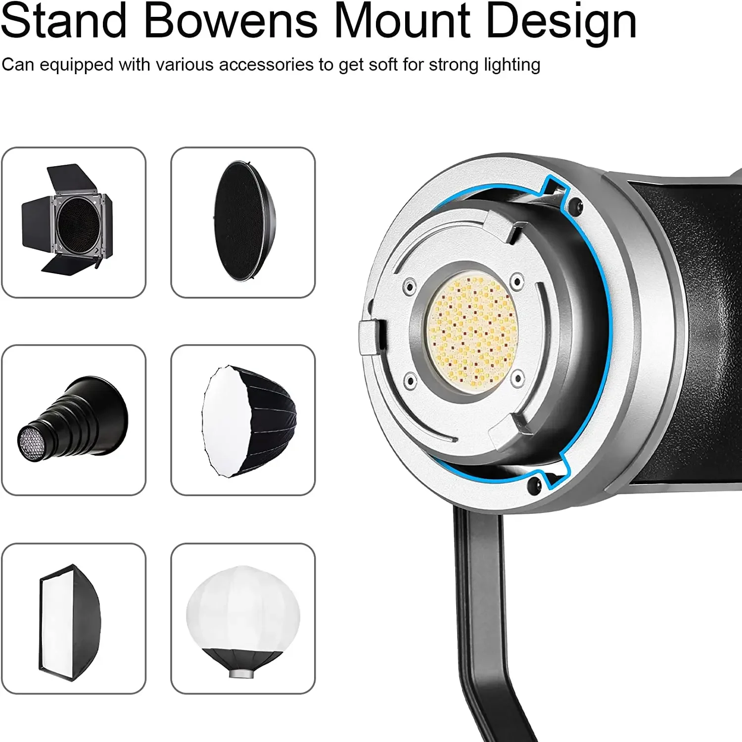 GVM SD300D 300W aperture Video светильник Kit непрерывное освещение Bi-Color 2700 ~ 7500K Studio для
