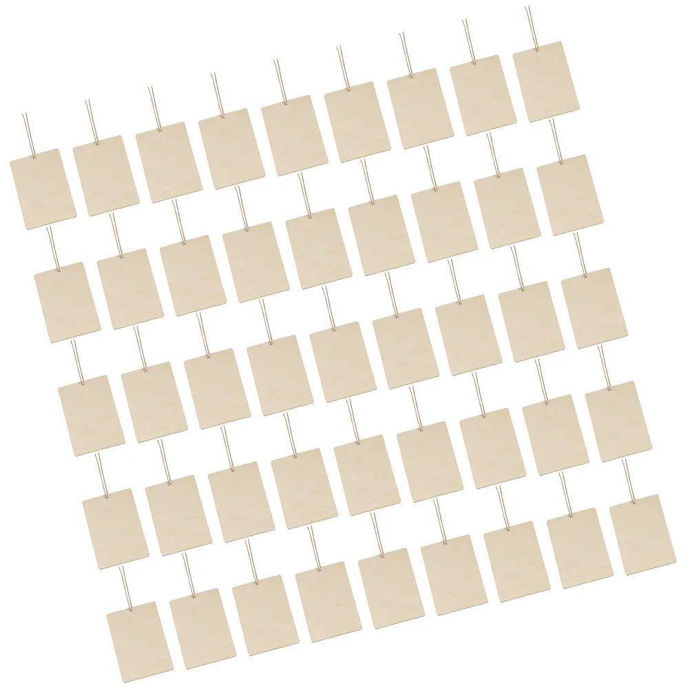 

Material Unfinished Wood Gift Tags Wooden Chips DIY Ropes Christmas Crafts