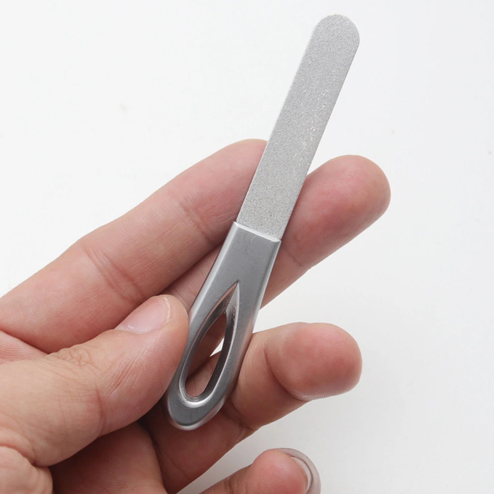 

1 шт. профессиональная пилка для ногтей из нержавеющей стали, двухсторонний складной шлифовальный стержень, инструменты для маникюра, инстр...