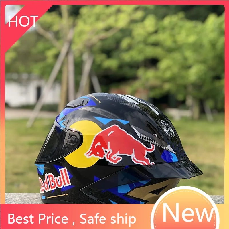 

Free Shipping Full Face Motorcycle Helmet Men And Women Black Visor Wing Helmet Capacete Casque Helmet Abs Material FAST