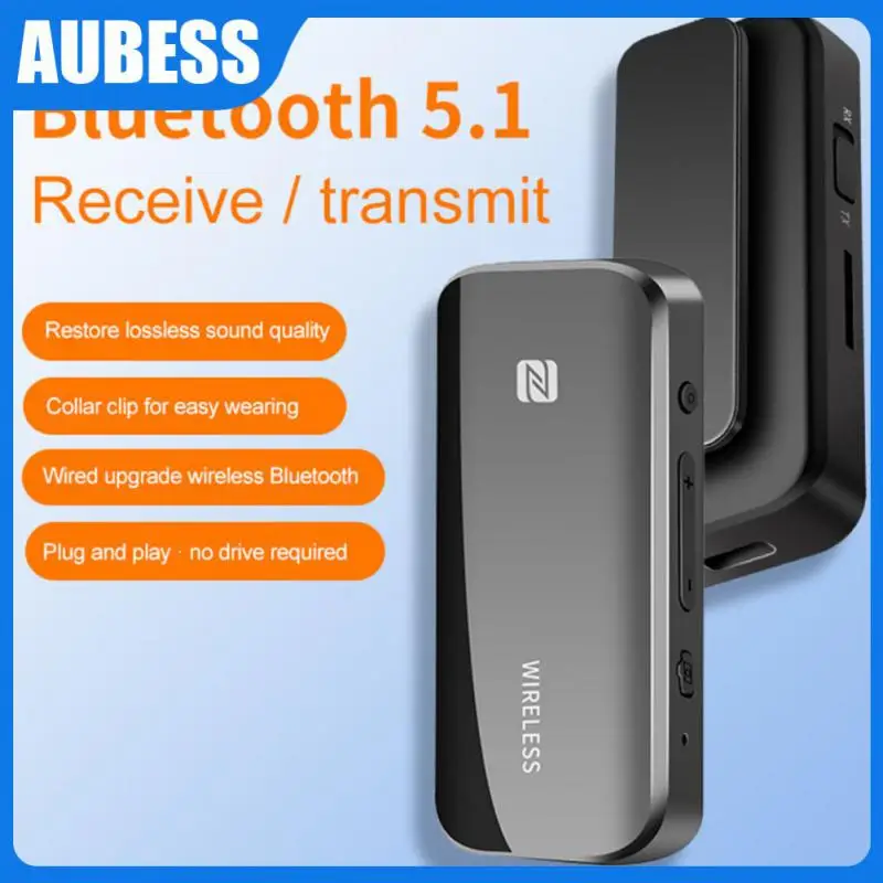 

Wireless Dongle 3.5mm Jack Handsfree Stereo Audio Receiver Nfc Tf Card Type C Charging For Car Pc Tv Headphones 3.5mm