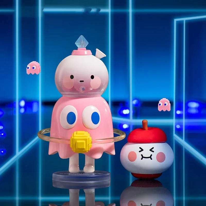 Pop Mart PAC-MAN × BOBO &amp COCO Space Series глухая коробка фигурки аниме Caixas Supresas модели игрушки и