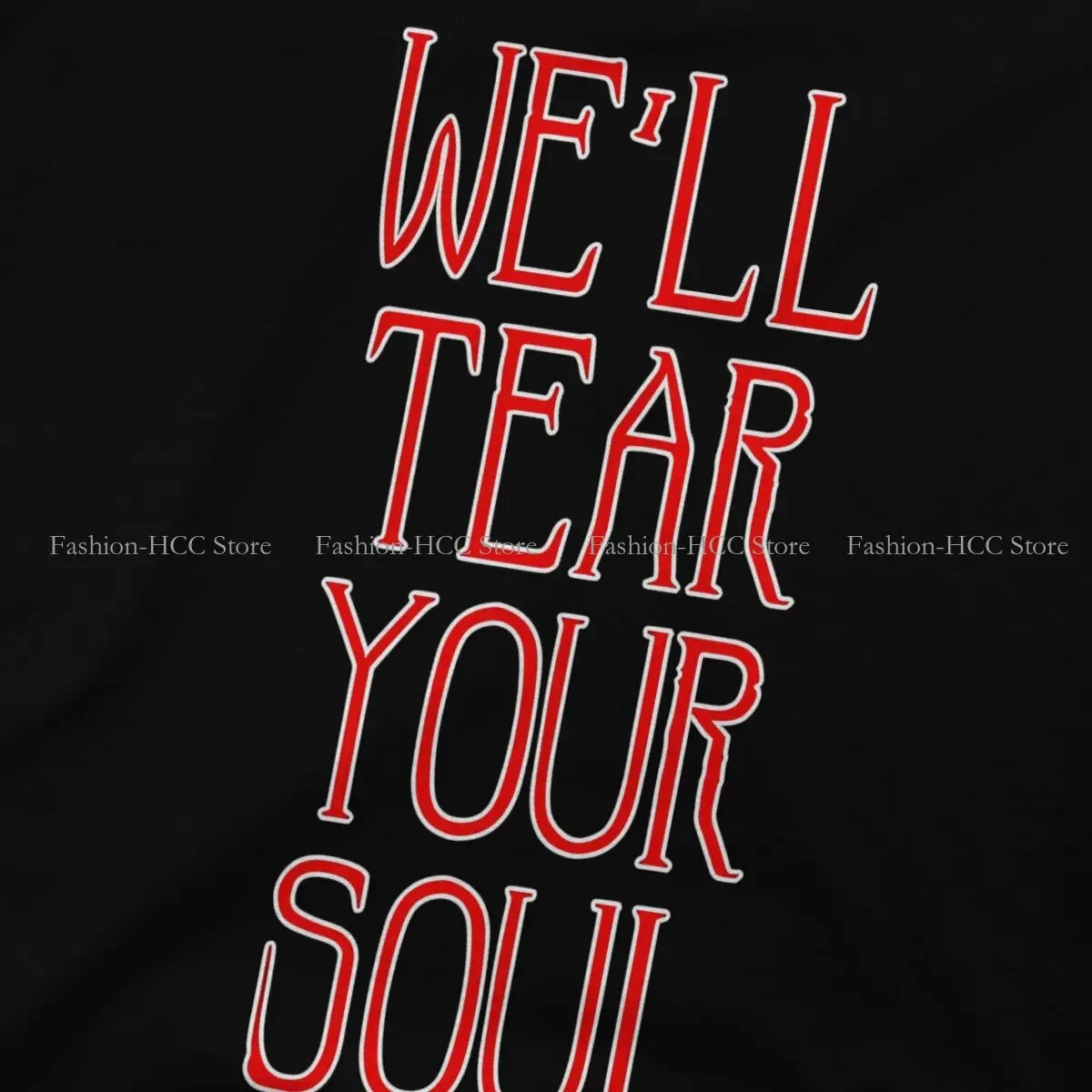 We'll Tear Your Soul Apart новейшие футболки мужские топы из чистого хлопка с рисунком