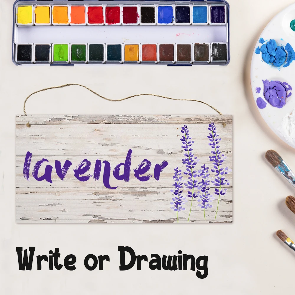 putuo decor diy blank wooden signs non custom wood plaque hanging plate for personalized graffiti home living room wall decor free global shipping