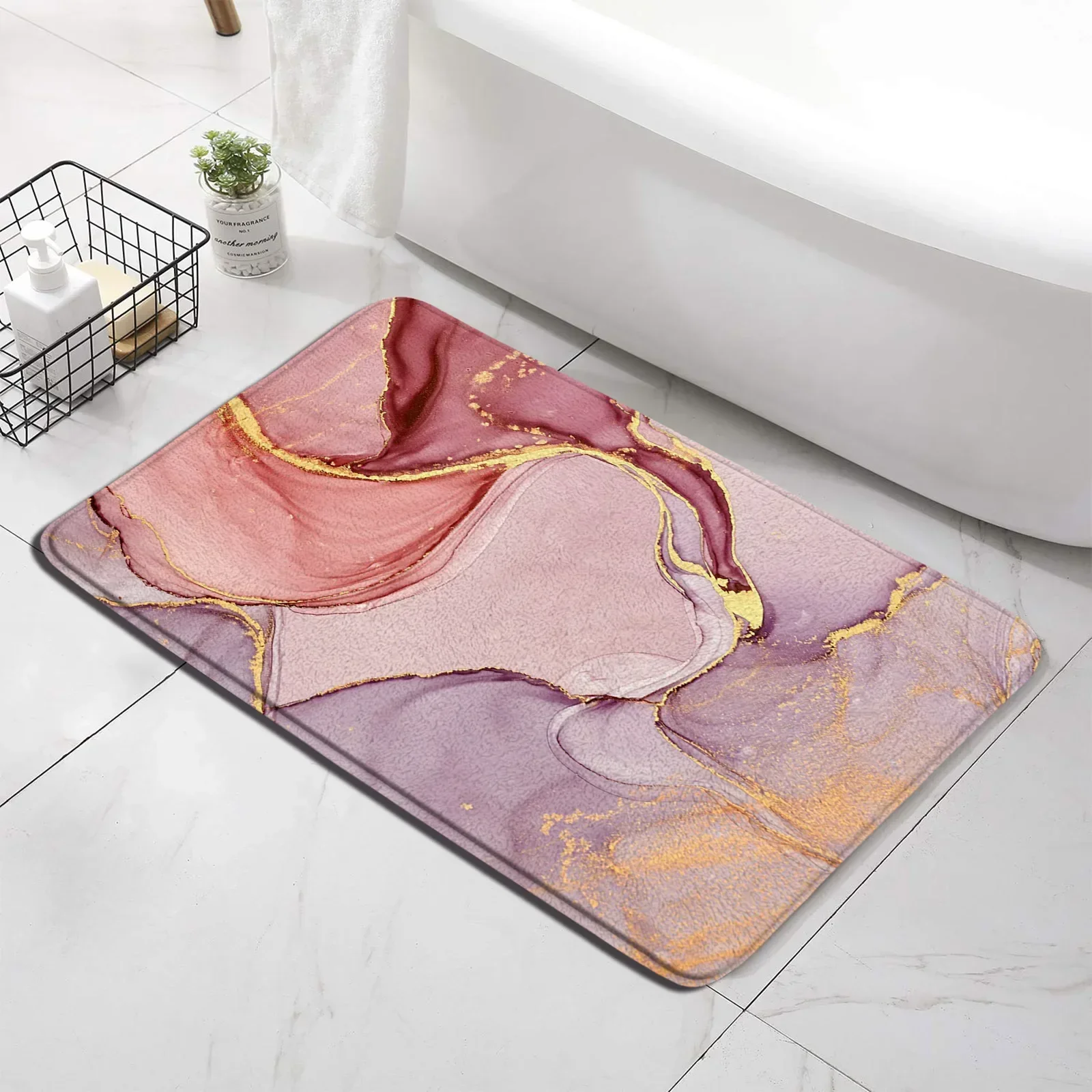 

Бирюзовый замшевый коврик для ванной