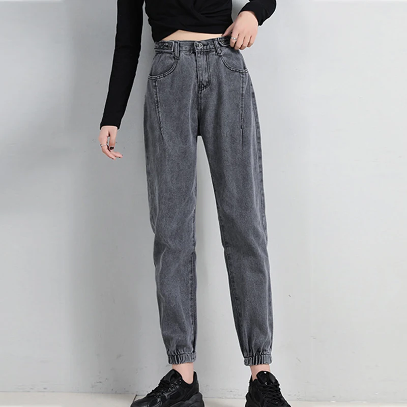 2023 Harem Pants Vintage High Waist Jeans Woman Women's Jeans Ankle Length Mom Jeans Cowboy Denim Pants jeans for women jeans