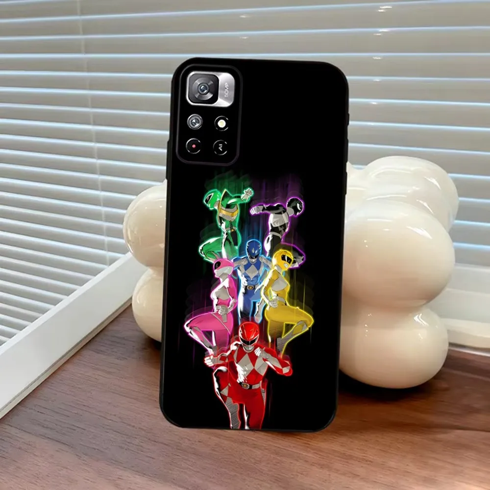 Чехол для телефона P-PowerS MMPR R-RangerS Samsung S25 S24 S23 S22 S21 FE S30 S20 S10 Plus Ultra Lite 5G силиконовый