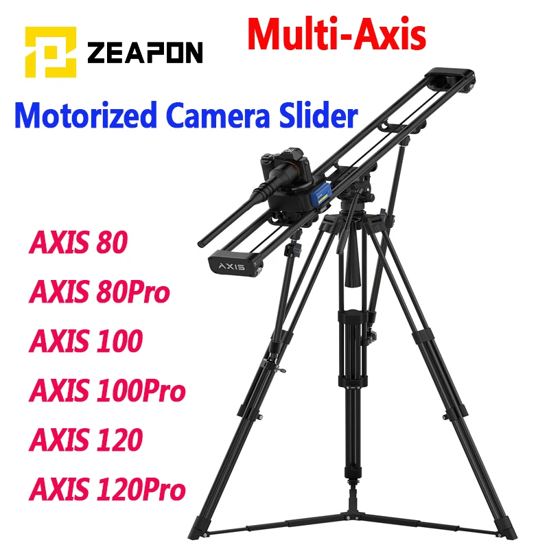 

Zeapon AXIS 80/80pro 100/100pro 120/120pro Motorized Slider DSLR Camera Video Electric Track Carbon Fiber Portable Rail System