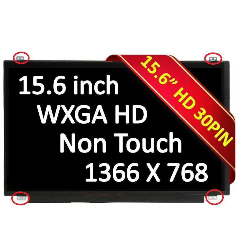 

Led slim 15.6" 30PIN WXGA 1366x768 HD for asus x540sa for acer Aspire e1-510 for Pavilion 15-ab292nr 15-ab259nr