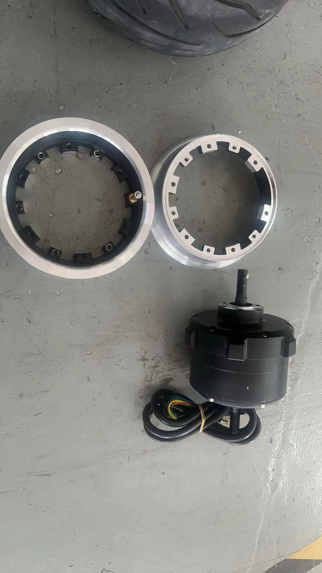 Мощный быстрый раздельный бескамерный электродвигатель для скутера HM 4000 Вт 5000 60H