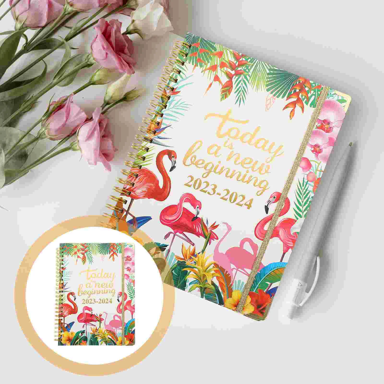 

2024 Agenda Book Notebook Planner Notebooks Daily Schedule Portable Notepad Work
