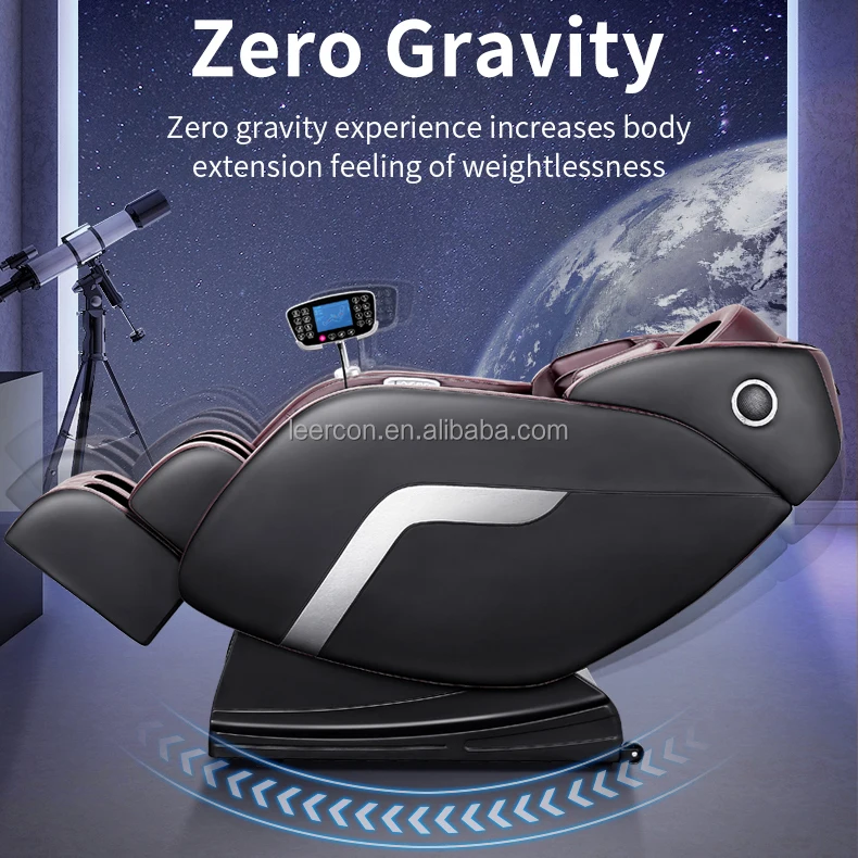 Фото Массажное кресло LEERCON Foldable Foot Extension Space Capsule с автоматической регулировкой роликов, для массажа всего тела, подходит для HSA и FSA. №3