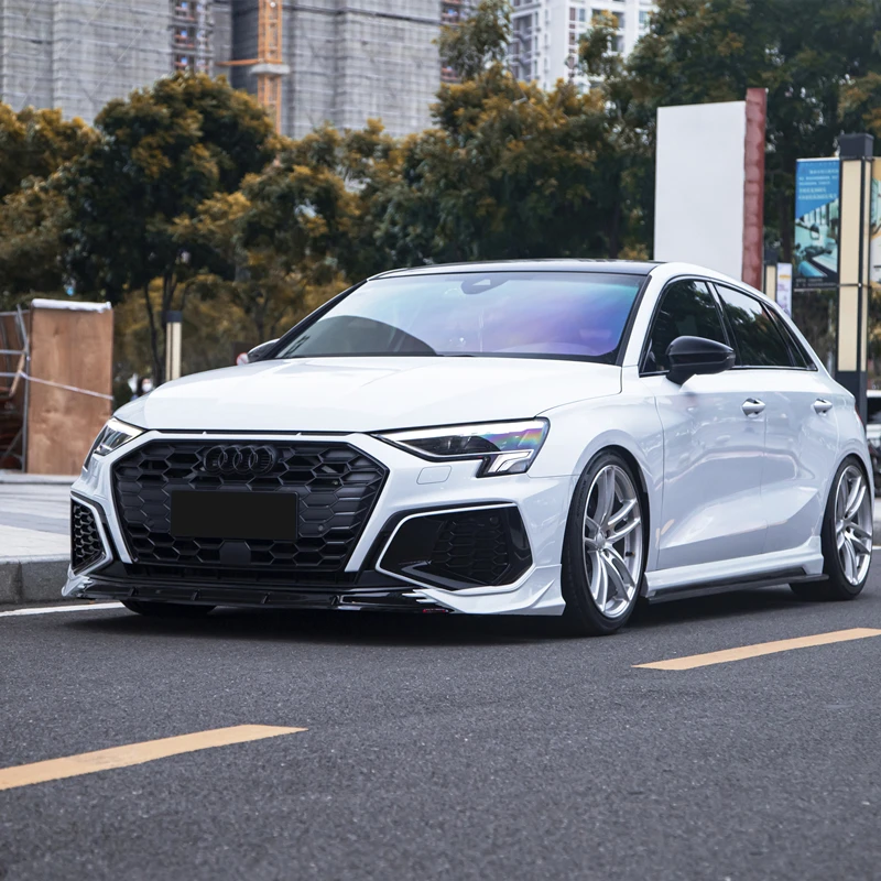 Для Audi A3 A3L седан хэтчбек 2021 22 2023 Передняя фотосессия выхлопная полоса Крышка