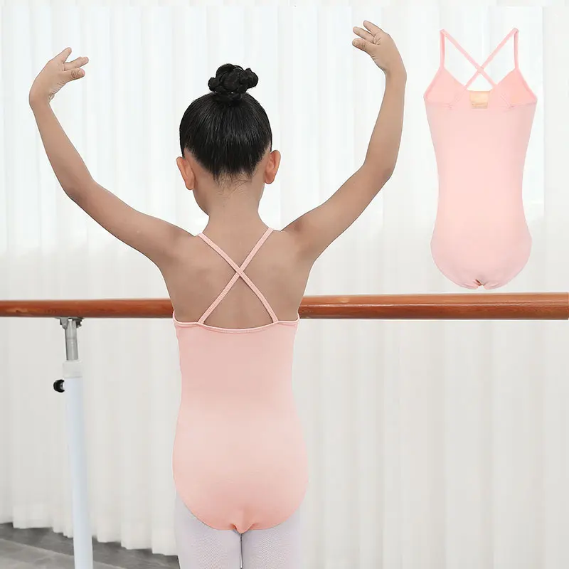 AOQUNFS Ballet Leotards for Girl Kids Closed Crotch Dance Camisole Gymnastics Leotard Ballet Costumes Dance Wear Ballet Bodysuit
