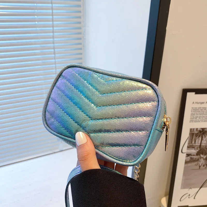 

2022 Small Messenger Bag For Women Sequins Embroidery Female Shoulder Bag Fashion Chain Ladies Crossbody Bags Women Handbag