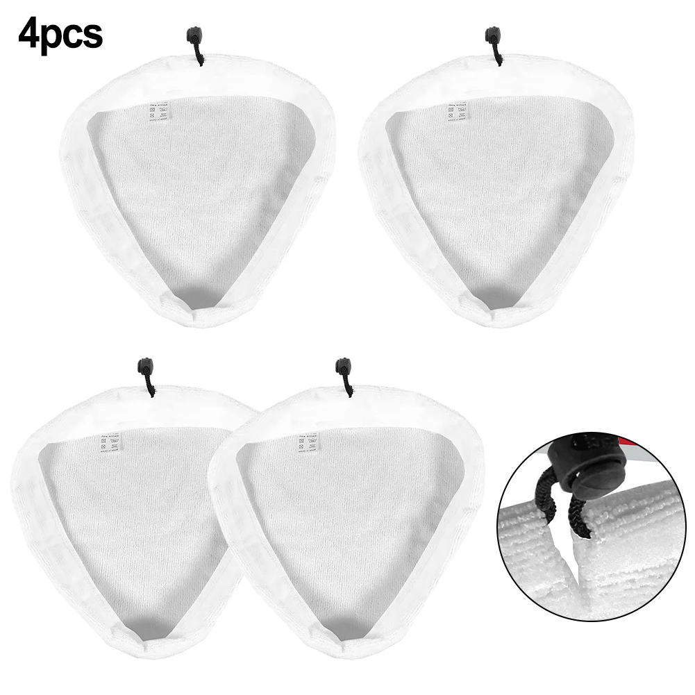 

4x Cloth Cover Pads For Vax VRS16 Centrix S88-CX4-B-A S7 Steam Cleaner Mop Household Supplies Vacuum Parts Accessories
