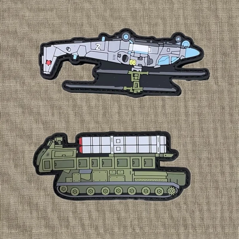 Нашивки из ПВХ для вертолета Z мягкие резиновые нашивки тактический значок