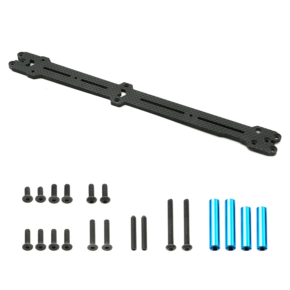 

Carbon Fiber Second Floor Slab Floor Board Plate For 1/10 Tamiya XV02 XV-02 RC Car Upgrade Parts Accessories