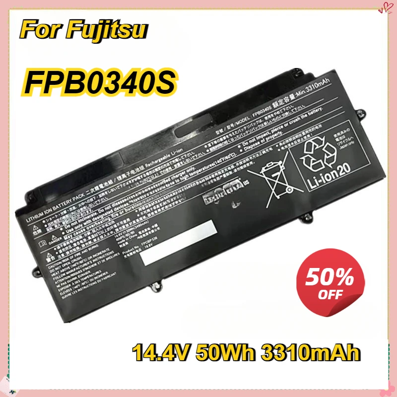 FPB0340S FPCBP536 Аккумулятор для ноутбука FujitsuLifeBook U937 U938 U939 U939X CP 737634 -01 14 4 В 50 Втч 3310 мАч