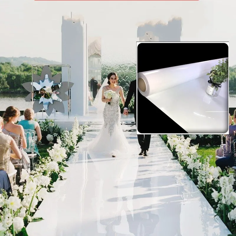 Белые тема шириной 1 2 м свадебные украшения центральные детали зеркальный ковер