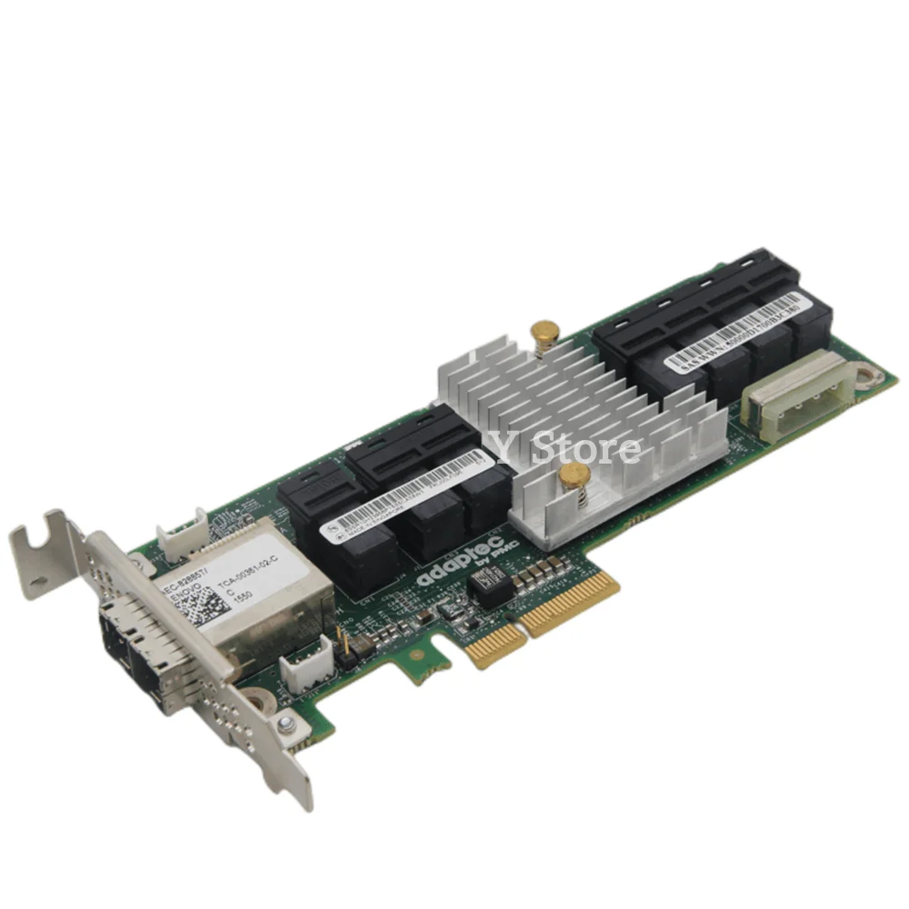 Фото Оригинальный магазин Y для Lenovo Adaptec AEC-82885T 2283400-R 12 Гбит SAS, 36-портовая карта расширения 00LF095, 100% тестирование, быстрая доставка №2