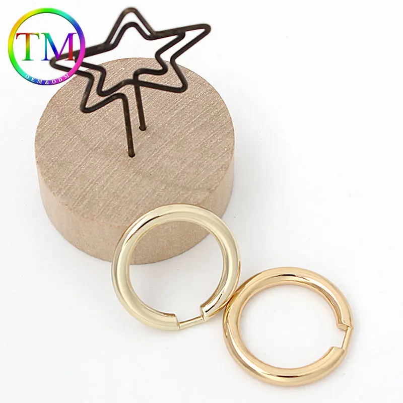 10-50Pcs Custom Metal O Ring Bag Belt Strap Buckles Die-Casting O Ring Buckle Dog Collar Webbing Clasp Diy Hardware Accessories