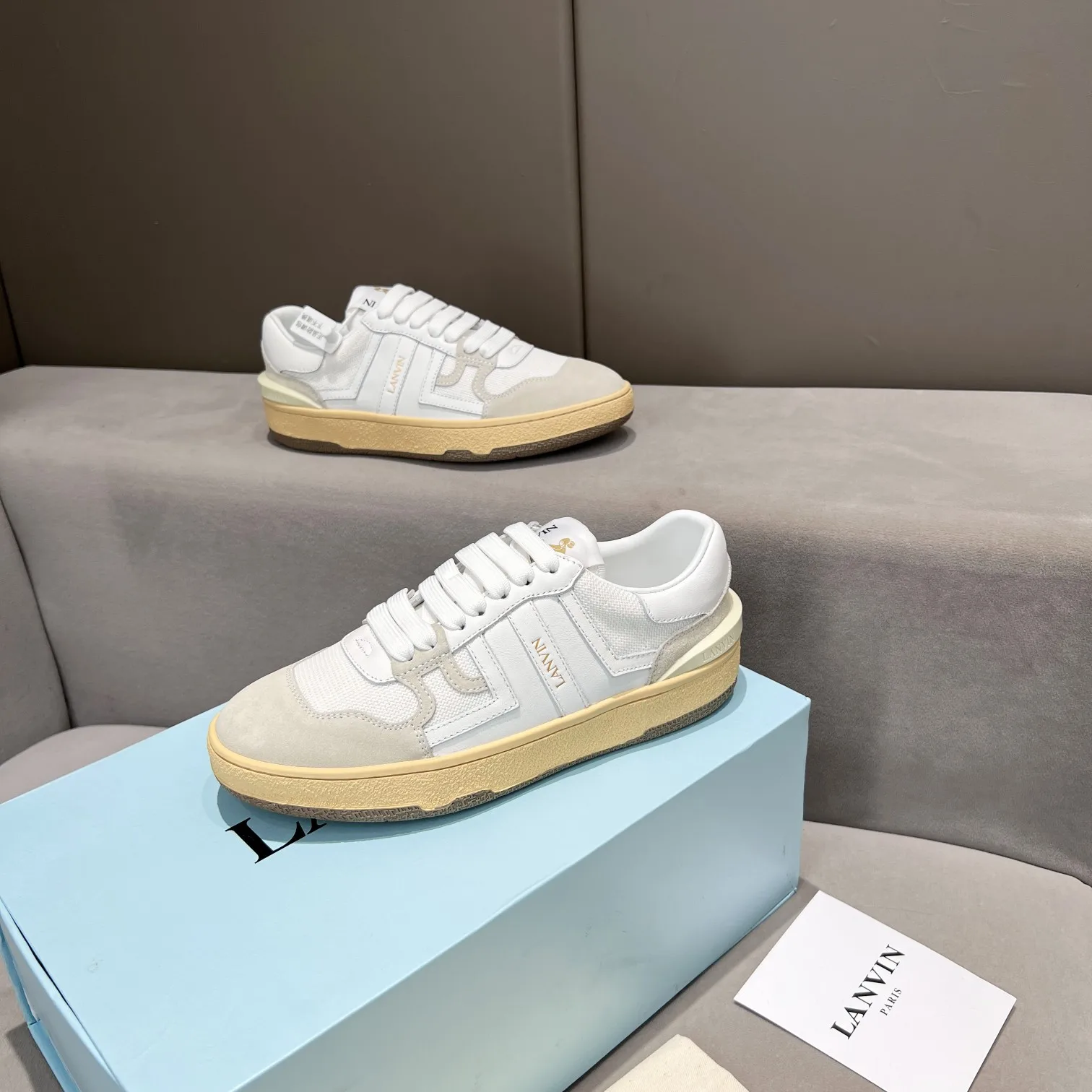 Кроссовки LANVIN Повседневная обувь дышащий Износостойкий Сейсмостойкий Подходит