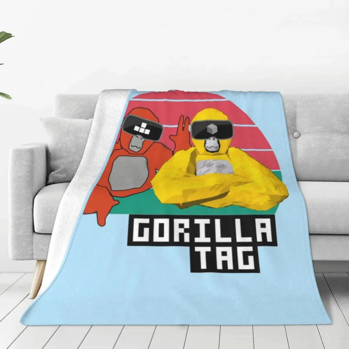 Одеяло Gorilla Tag Maker Vr фланец текстильный декор портативные супер мягкие одеяла