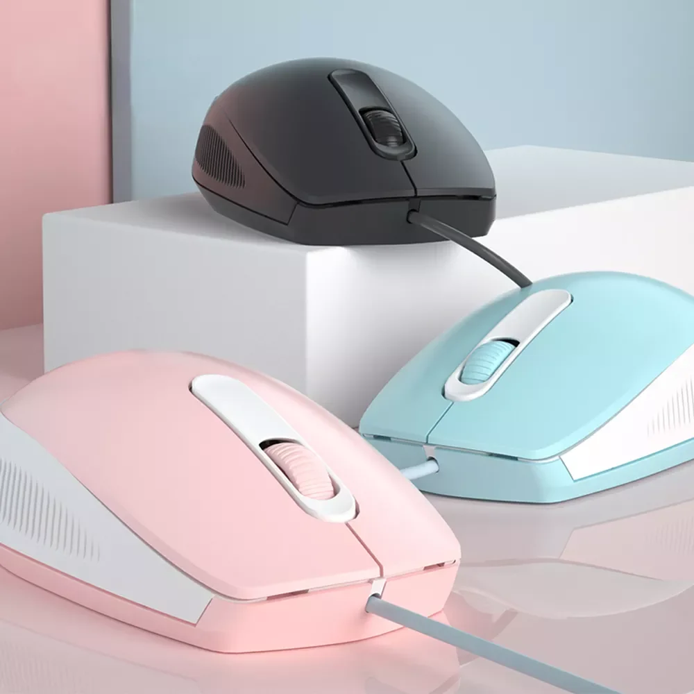 

Gaming Mouse USB Wired Computer Mouse Gamer Optical Mice Magic Silent Mause For PC Gamer Laptop Pink Girl Gift Office