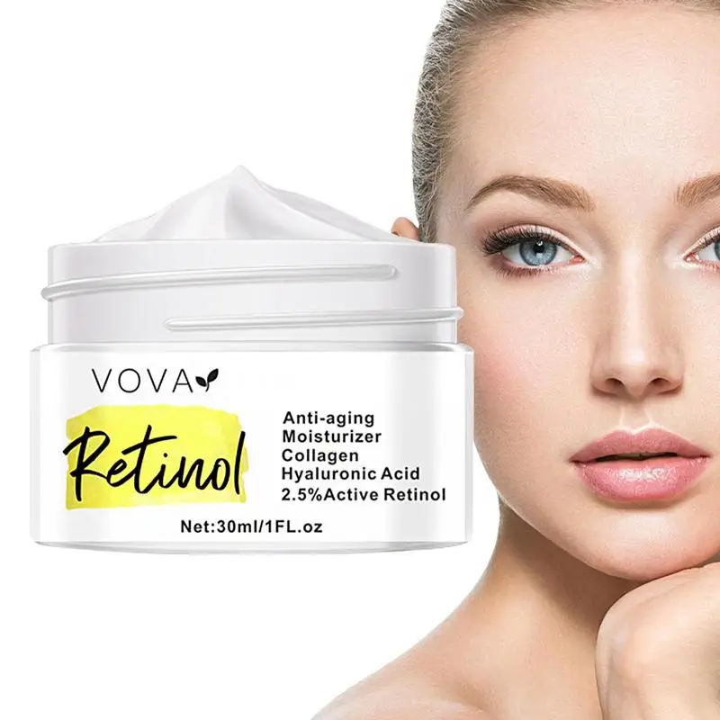 Retinol Moisturizing Cream Fade Wrinkle Firming Lifting Anti-Aging Whitening Cream Brightening Facial Skin Care Cream Cosmetics