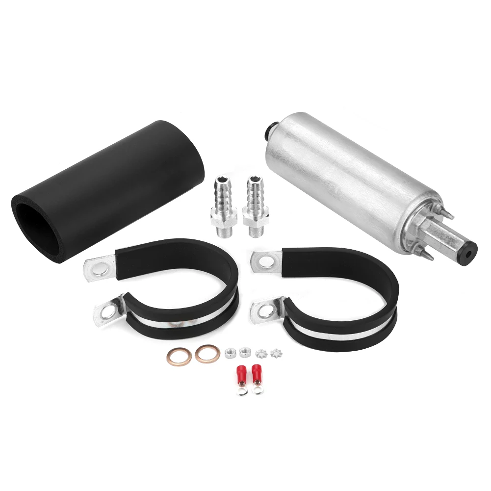 

Universal 255 LPH Inline External High Pressure Fuel Pump with Kit for Walbro GSL392 Fuel Fuel