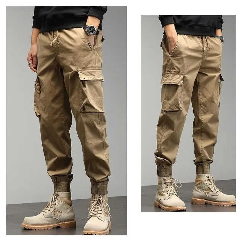 

Workwear Pants Men's Autumn And Winter Fashion Brand Outdoor Loose Fitting Large Size Casual Pants Motorcycle Multi Pocket Pants